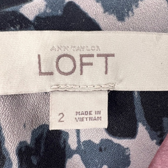 EUC Loft Animal Print Sheath Dress - Picture 10 of 11